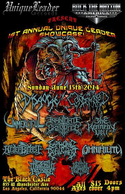 metalassaultLA's tweet image. 2nite at #BlackCastle: 1st annual @UniqueLeaderRec showcase w @DisgorgeBand, @MOTS666 &amp;amp; more, all ages, $15, drs @ 4