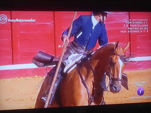 <a href="/SebitaFM/">sebastian fernandez </a> ole el espectáculo que acaba de hacer antes de que salga el toro #soyRejoneador precioso caballo #Ilustre