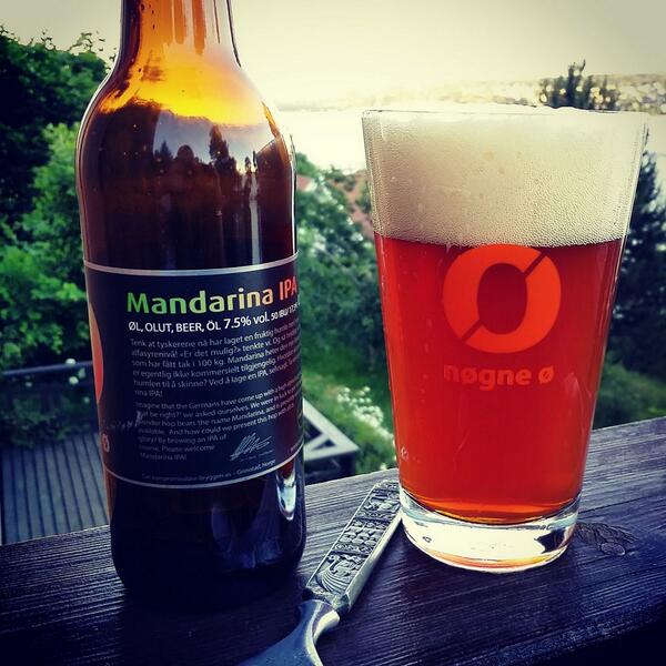 A lovely Pale ale by nøgne Ø and just using german hoops... nice #nøgneø #beer #dirtyolmenn