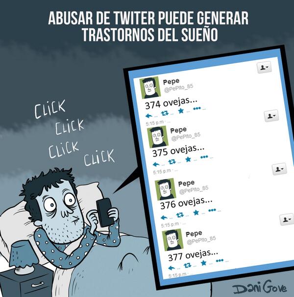Dani_Gove's tweet photo. Los abusos del twitter. http://t.co/8HDNbjKwhL