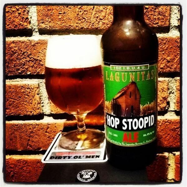 Realy tasty this hop stoopid from #lagunitasbrewery if your in to a hoppy brew try this 😈 #lagunitas#beer
