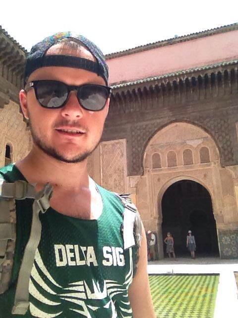CWRUDeltaSig's tweet photo. Brother Kevin Thompson has spent the last month in Morocco! He was awarded a scholarship to study Arabic this summer. http://t.co/iWnv0FtRZI