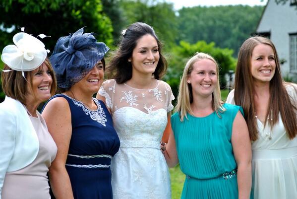 TrevArcher's tweet image. Five beautiful women. My wife, daughter and three daughters in law at yesterday&apos;s joyful wedding of #JamieAndAlys