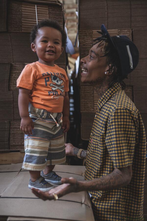 wizkhalifa's tweet image. Daddy's boy.