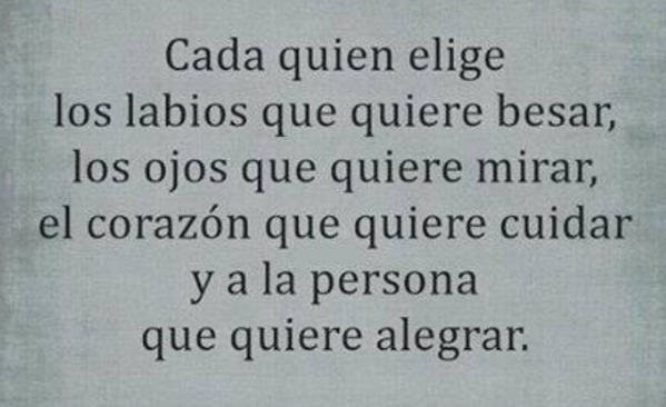 Juego_Sexual's tweet photo. Cada quien elige los labios que quiere besar, los ojos que quiere mirar, el corazón que quiere cuidar y..... http://t.co/khRuVrfRpn
