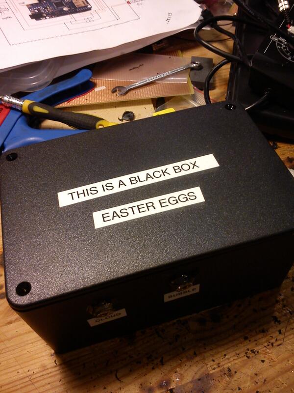 LingQL's tweet image. A black box full of easter eggs @umbrellium #assemblance #digitalrevolution