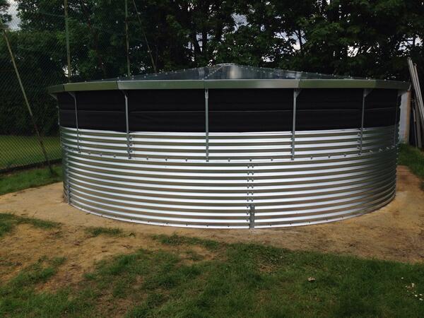 Irrigation tank for British Airways. A nice change to build a small tank.