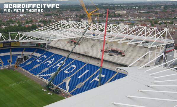 Ninian Stand at the Cardiff City Stadium Stock Photo - Alamy