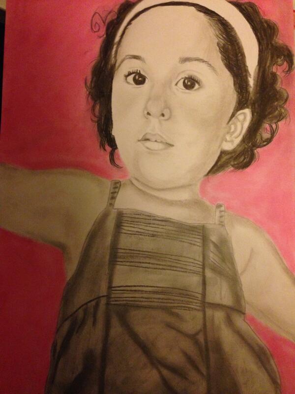 DSobrane's tweet photo. #drawing #commission #dessin #nupastel #Artwork #cute #little #girl #fillette http://t.co/j4xDkNdosd