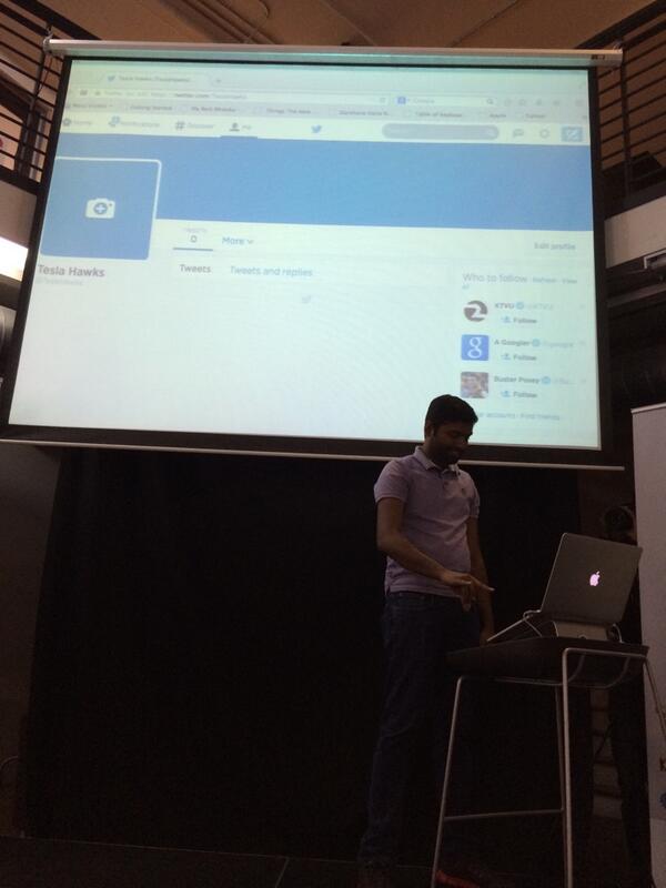 noonisms's tweet image. Gesture driven actions in your car from eagle @TeslaHawks at #APIdaysSF #hackathon @TwitterDev