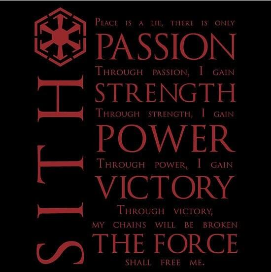 SithGrandMaster's tweet image. Know the Sith Code. The only true Code of power. 

#Sith #Sithism @ChurchOfSithism #SithDoctrine #SithCode #StarWars