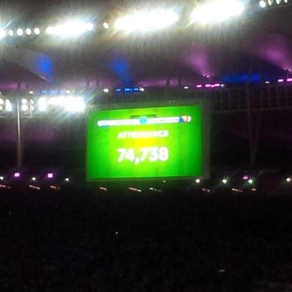 There is nothing quite like home field advantage. I would bet there were about 50000 Argentinians today #WorldCup2014