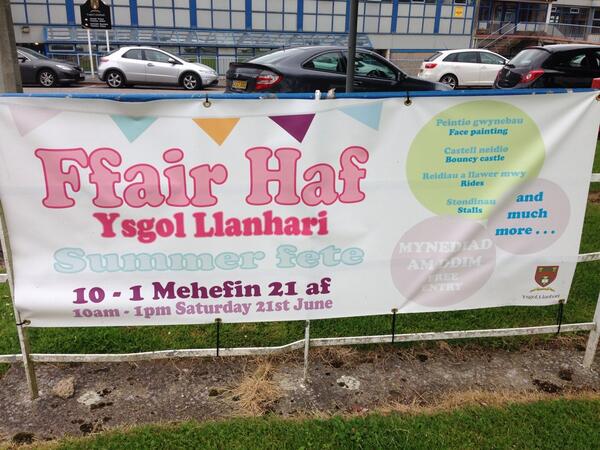mavisdrake's tweet photo. RT @YsgolLlanhari: Ffair Haf Llanhari Summer Fete #dewch draw http://t.co/NeajfQP6GL