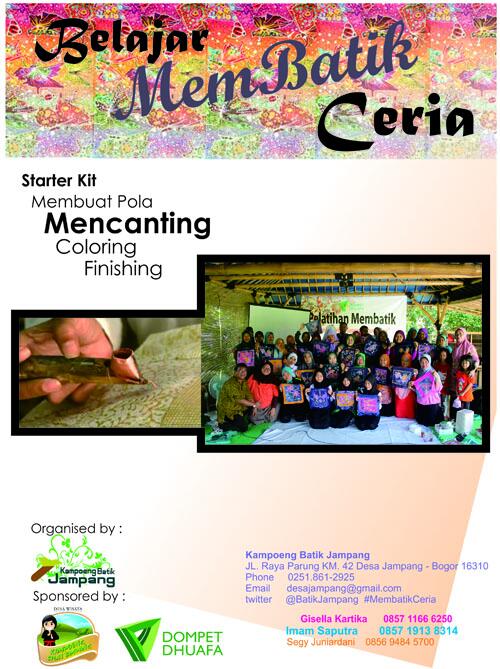 zonamadinaDD's tweet photo. Melestarikan Batik dengan ikut pelatihan Membatik yuks ;) @infobogor @dompet_dhuafa @purwakananta @IKDompetDhuafa http://t.co/TeyW6ewWuK