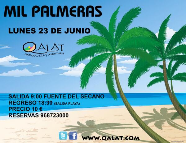 QalatAventura's tweet photo. Empiezan los lunes playeros... Queremos sol, sol y más sol... Que se note que es verano!! http://t.co/p95vOotleX