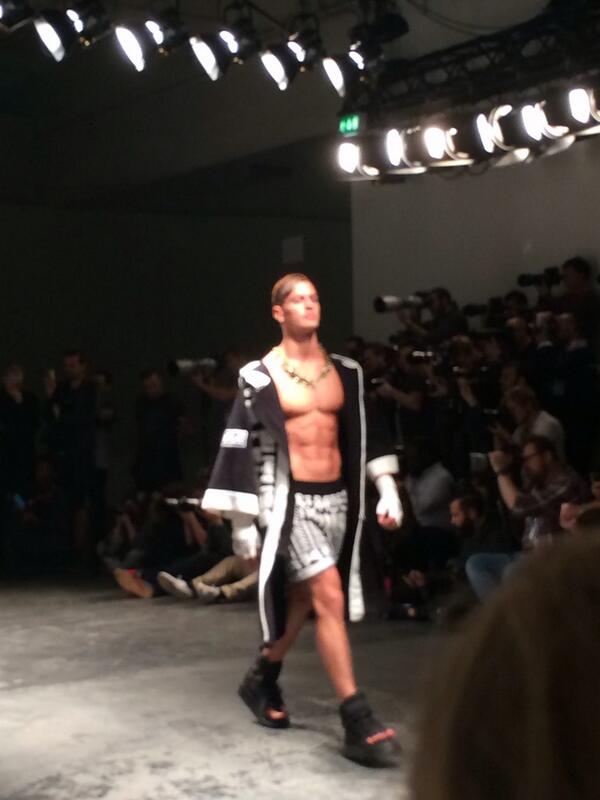 GayTimesStyle's tweet photo. Gladiator style and gladiator 6 packs #boys #LCM #ss15 @ktz_official http://t.co/VkBnvt4L2m