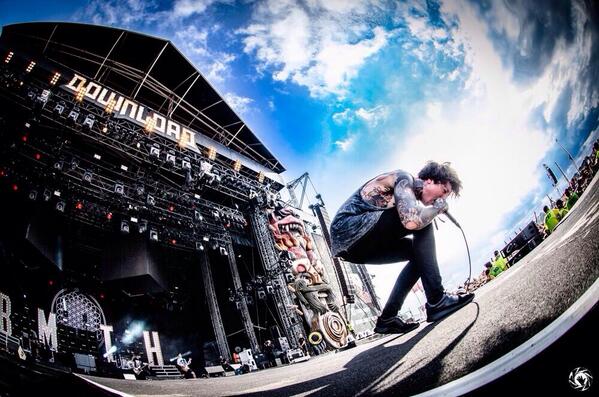JulenPhoto's tweet photo. RT: “@bmthofficial: Thanks to everyone who came to see us this weekend at #downloadfest2014! Photo by @JulenPhoto” http://t.co/9TS84jkFjD