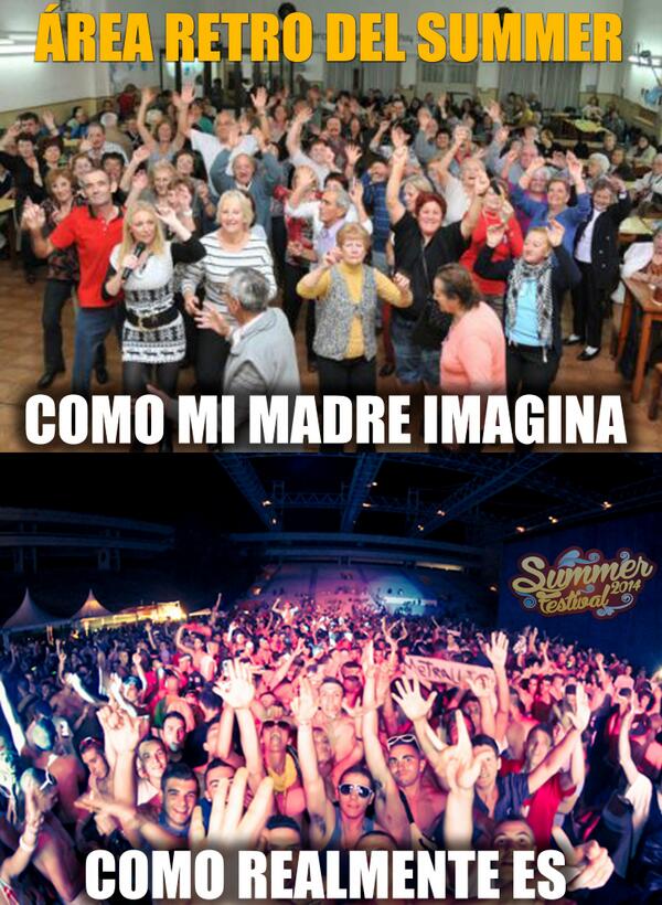 El área retro del Summer... XD