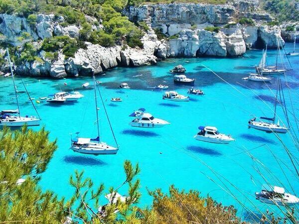_Paisajes_'s tweet image. La transparencia de las aguas en sus calas #Menorca #IslasBaleares #Spain