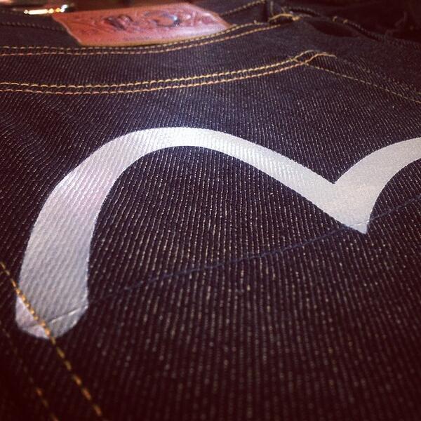 #Regram from <a href="/dinkoko/">dinkoko</a> #QualityGuaranteed #Seagull #Raw #Selvedge #Denim #EVISU