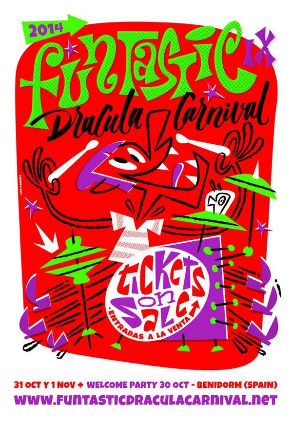 ¡¡Habemus cartel y entradas para el mejor festival del mundo!! <a href="/FuntasticDC/">Funtastic Dracula C</a>