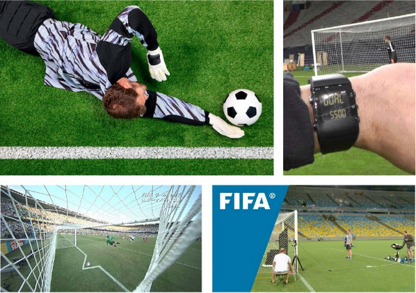 PappotoMedia's tweet photo. 14 kamera high speed memantau gawang dlm membantu wasit untuk mengambil keputusan gol atau tidak pada World Cup 2014. http://t.co/eYlDyNbkyQ