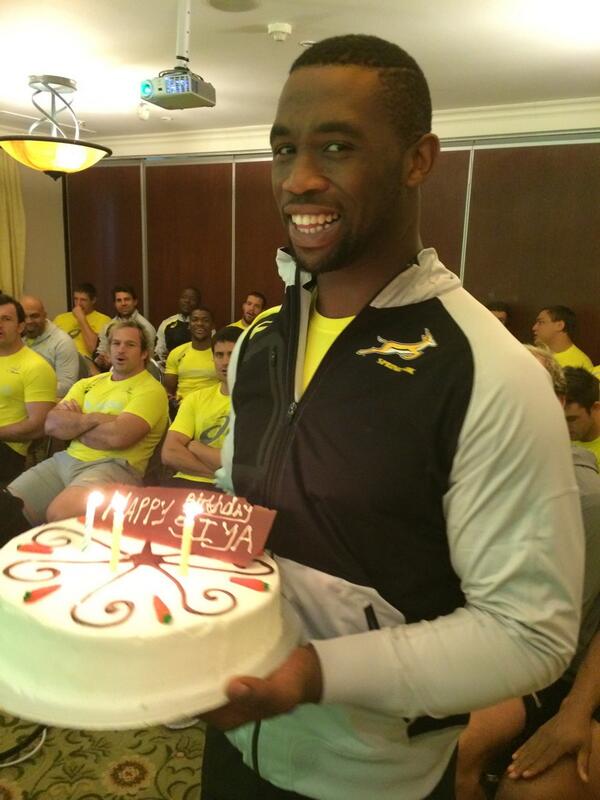 Springboks's tweet photo. Happy birthday @kolisi1! http://t.co/SLzbmcRDiD