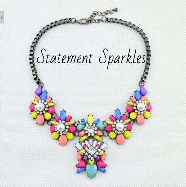 StatemntSparkle's tweet image. The Carnival arrived this morning! Just £14 plus postage! #statementnecklace #fashion #glam