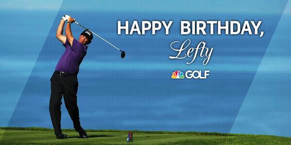 Happy 44th Birthday, Phil Mickelson! Photos from the five-time major champion's career: bit.ly/1uiGIlE