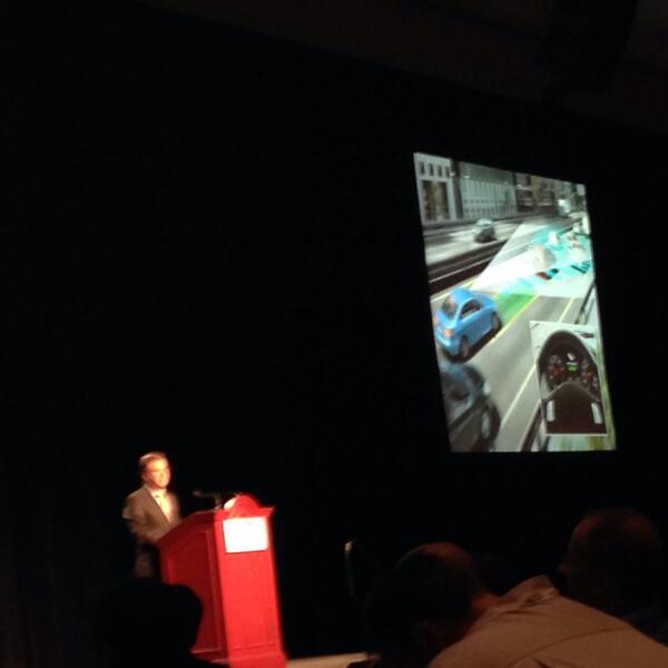 ExecutiveCoach's tweet image. Mike Mansuetti at #techconnectworld talks about sustainable automated driving, smart cars, smart grid and systems.