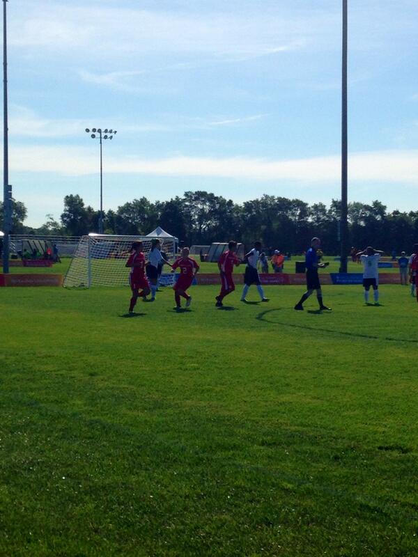 DC_projectunify's tweet image. Our high school unified soccer team celebrating their first goal against Arkansas! #2014USAGames #ProjectUNIFY