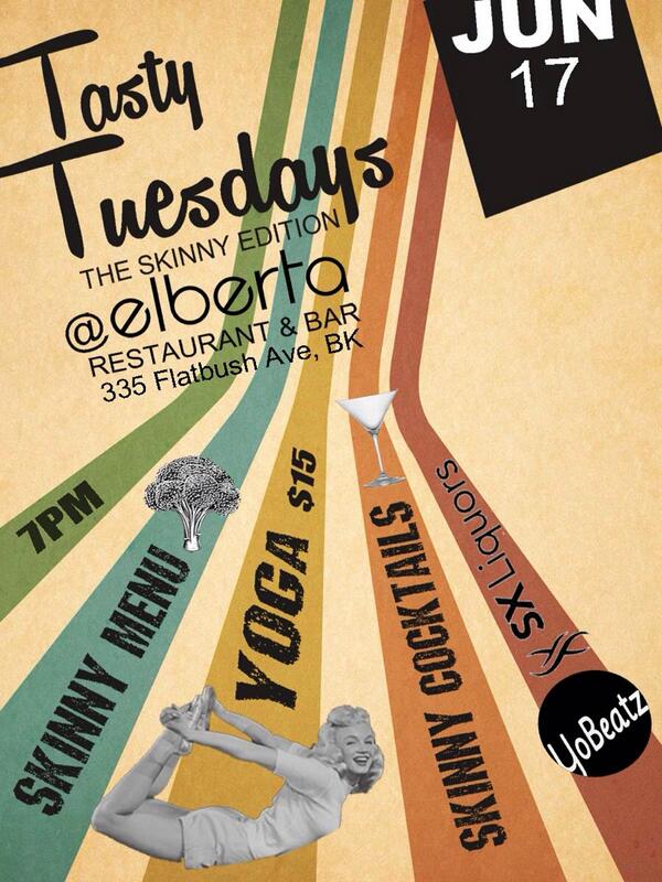YoBeatz1's tweet image. @BrooklynEvents join us tomorrow @Elbertabrooklyn dinner and yoga...register for class at YoBeatz.com