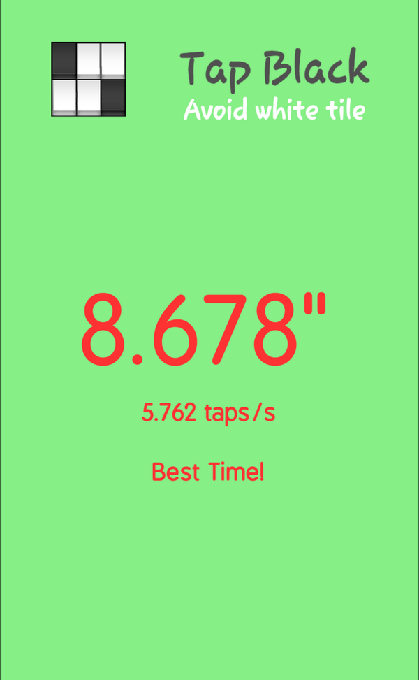 GarrenDiotalevi's tweet photo. I can tap 5.762 taps/sec. Test your reflexes while making great music in Tap Black. http://t.co/BwurF5QTHt #tapblack http://t.co/8r8WdTYB5I