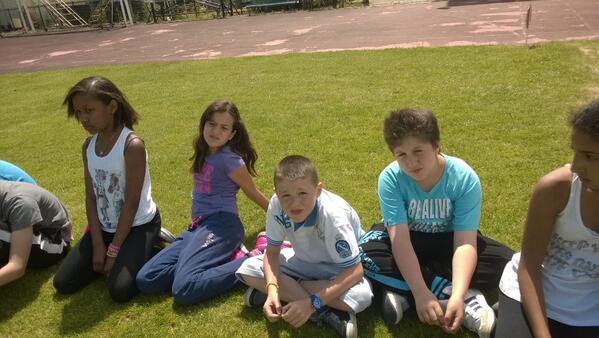 Prêt pour le relais des olympiades à VILLECRESNES