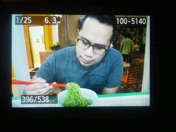 Adera aja suka mkn Mie Hijau Therapy.....