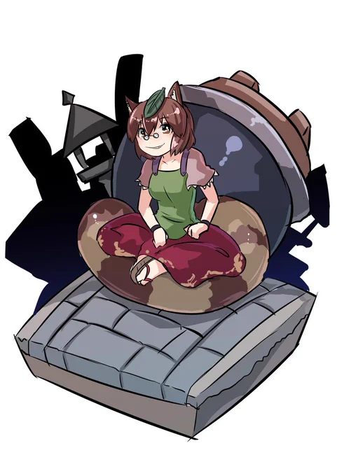 マミゾウさん久々のヴィネット風味#深夜の真剣お絵描き60分一本勝負 
