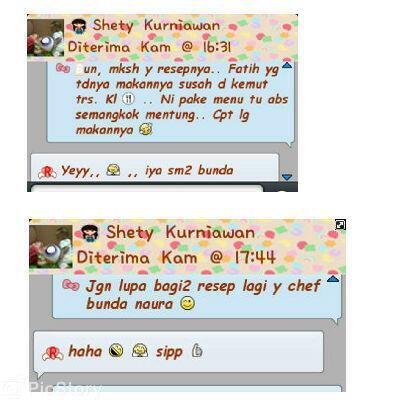 NedaAcfa's tweet image. Ok Bunda dd sultan n fatih , nti klw pnya resep baru, d share lg dehh #CookingBunda4baby♥