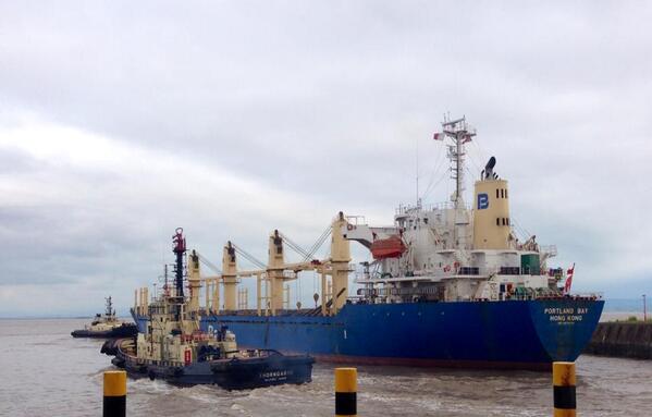 Portland Bay departing Royal Edward Lock