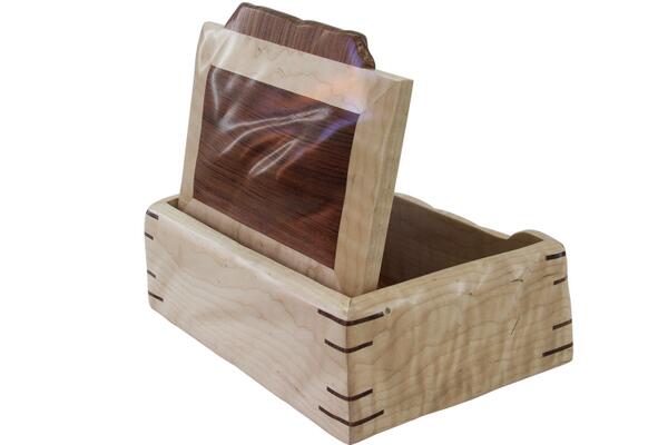 NickJonesDesign's tweet image. The Sculpted Box was hand carved to resemble lapping waves along the shoreline of a beach.