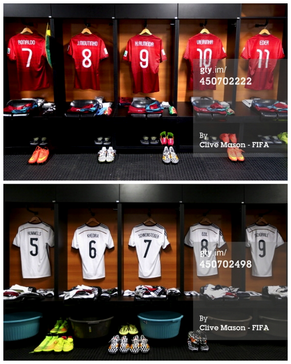 GettySport's tweet photo. One hour to go until #GER vs. #POR at Arena Fonte Nova. #WorldCup #GERPOR #GroupOfDeath (Photos: @clivejmason) http://t.co/SzrPyV8kEX