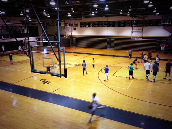 A great first day at Spider Basketball Camp!  Not to late to come out tomorrow for a reduced fee!