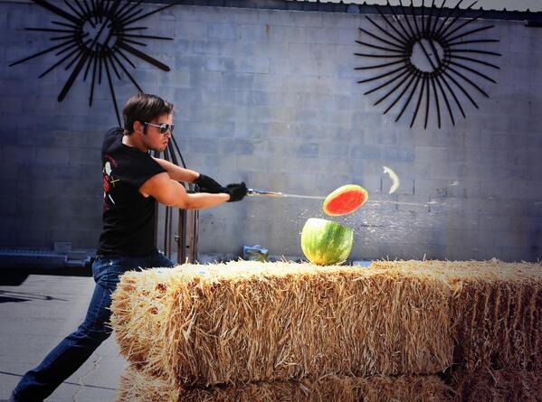 itmefreddiex's tweet photo. Check out my real life fruit ninja skills on this ep of #ManAtArms!!!  @AweMeChannel http://t.co/DrDEZRaDkf http://t.co/QvHTXsiSYp