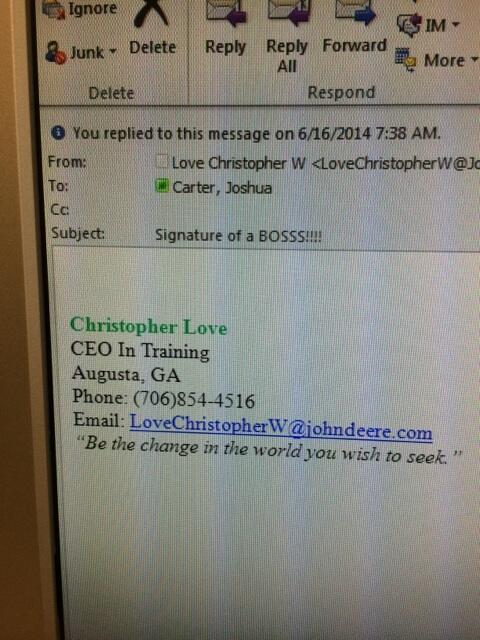 _HeyMrCarter's tweet image. Who does this guy think he is? "CEO in training" @DrLove_12