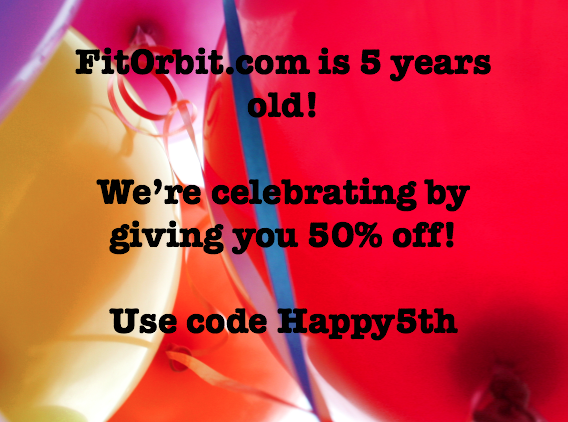 FitOrbit's tweet photo. #FitOrbit is 5 this week! To celebrate, we're giving you 50% off all plans! Use code Happy5th http://t.co/vPpaZEgAhO http://t.co/zYvt9YyVad