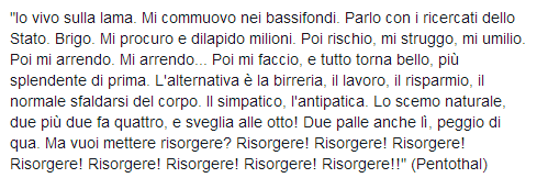 MauroFalini's tweet photo. #Paz...genio.  #Paziena #Penthotal http://t.co/3sK63jD0NV