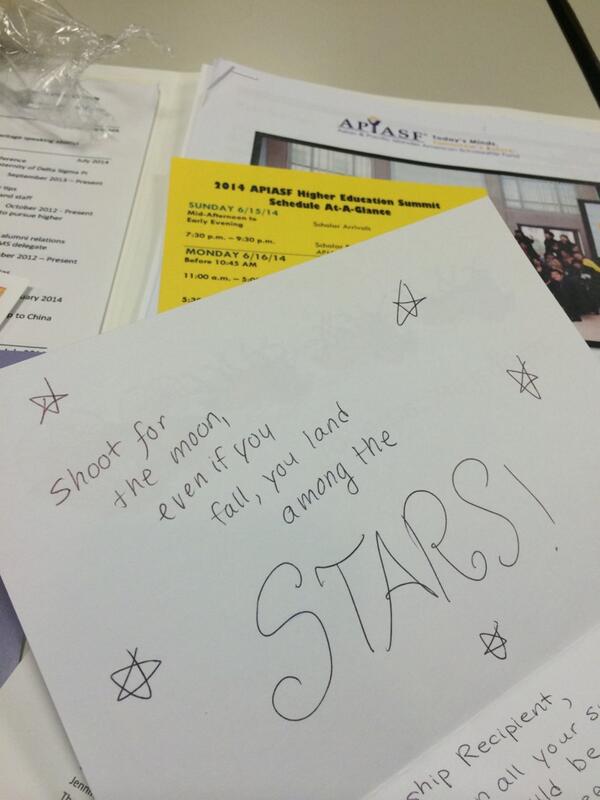 jjmeowmeoww's tweet image. Inspiration for today #HigherEdSummit #APIASF