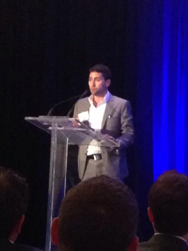 jamescowan's tweet photo. Josh Singer of Kognitive Marketing accepts job creation award at #p500summit: http://t.co/rCim9RWxn4