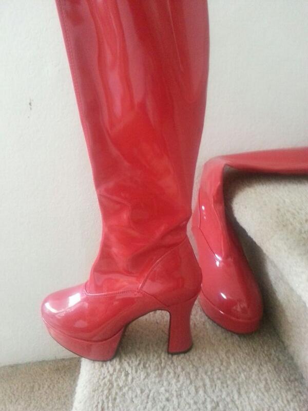 big red boots