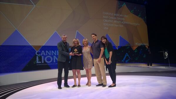 Congratulations to Creative Artists Agency/Edelman: PR Grand Prix for The Scarecrow/Chipotle <a href="/CAAagency/">CAA agency</a>  <a href="/EdelmanPR/">Edelman</a>