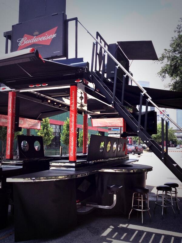 HoustonDynamo's tweet image. Three hours to kickoff. The @Budweiser Beer Garden is ready at @luckyspub! #USA #USMNT #WorldCup